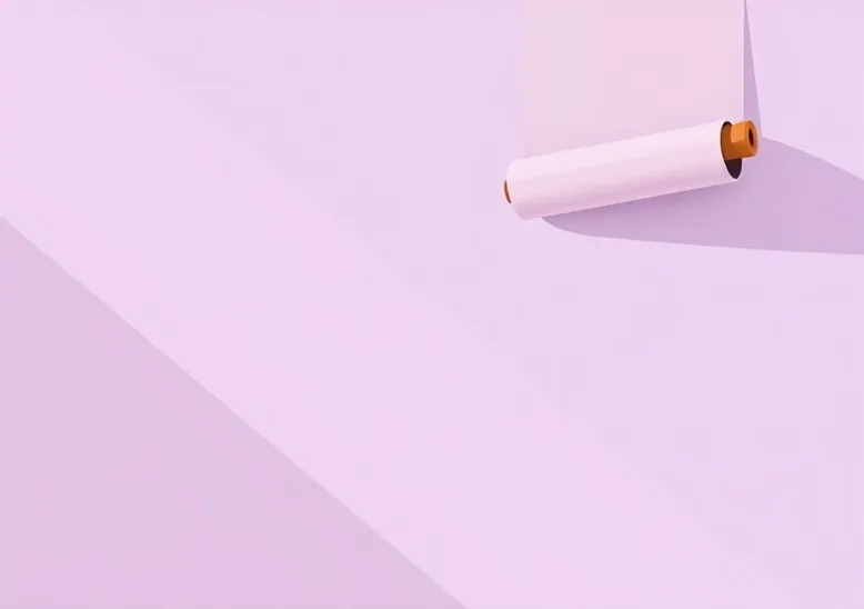 Pose de papier peint, rouleau et brosse à maroufler